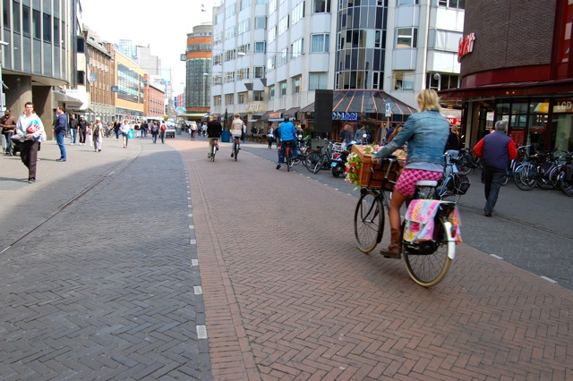 オランダの自転車専用道路