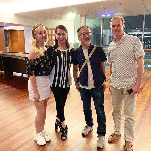It was a nice cocktail evening in Tokyo with the family Townsend/Roselli.  See you in 1 month in Australia!