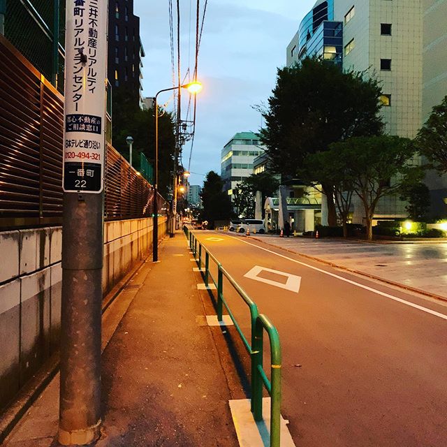 皇居に近いから警察とよくすれ違います。明日はセレモニーだもんね。Saw many police officers today. Since it is close to the Imperial Palace, where the ceremony will be held tomorrow. #今日の一点透視図法