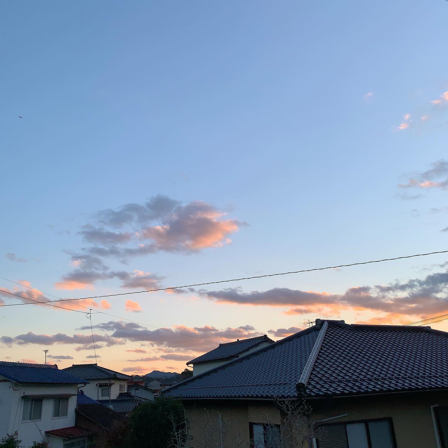 今日の日没は17:18でした。Goodbye 2021!