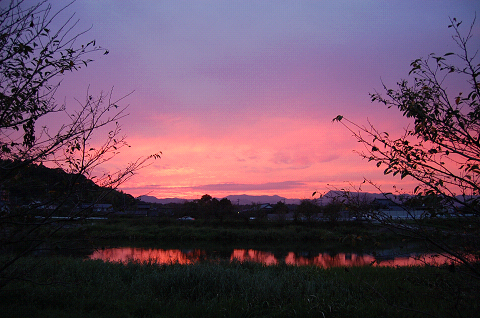 夕焼け 18:42 夕陽2007_09_09_18_42