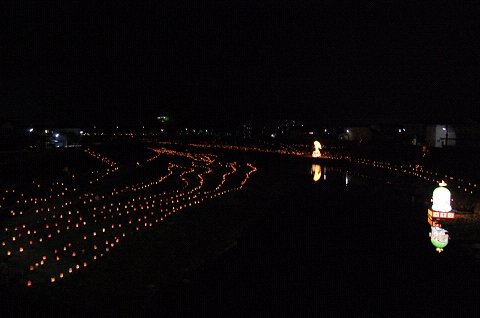 大分県日田市、天領祭|天領日田「千年あかり」 ろうそくかわ2